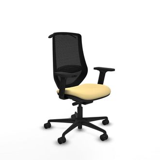Piqueras y Crespo Piqueras Y Crespo Mardos Silla De Oficina Crema Ergon&oacute;mica