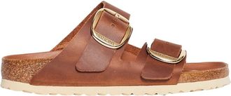 Birkenstock Sandalo Arizona Big Buckle Olied cognac - Dames - Sandalen - Bruin - 41 EU - Leer - Schoenen