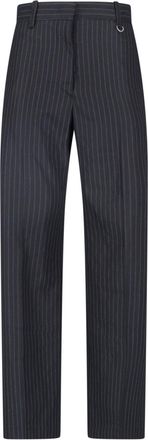 Isabel Marant Pinstripe Straight-Leg Tailored Formal Pants