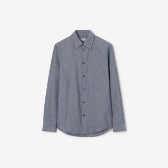 Burberry Regular Fit Cotton Blend Shirt