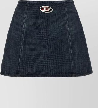 Diesel high waist a line midi skirt