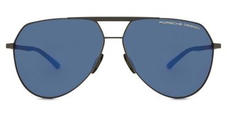 Porsche Design P8931 B Mens Sunglasses Gunmetal Size 63