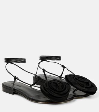 Magda Butrym Appliqué leather sandals