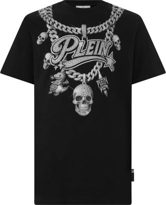 Philipp Plein Camiseta Cuello Redondo Ss - Tops - Hombre - Negro - 3XL