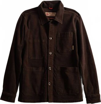 Iron And Resin Mens Worker Moleskin Jacket In Brown