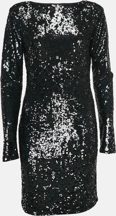 Joseph Black Tulle/jersey Lola Mini Dress
