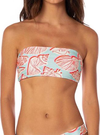 Maaji Bryn Strapless Bandeau Bikini Top In Australian Reef