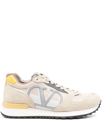 Valentino Garavani VLogo lace-up sneakers - Neutrals