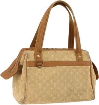 Louis Vuitton Pre-owned Handbags, female, Beige, Size: ONE SIZE Pre-owned Vintage Monogram Mini Canvas Hand Bag