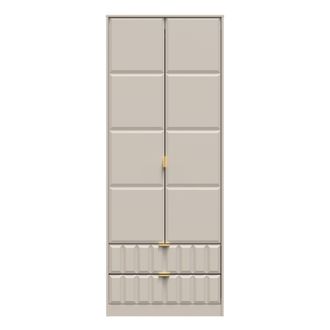 Welcome Furniture Hanover Ready Assembled 2 Door 2 Drawer Wardrobe in Kashmir Matt - Welcome Furniture | TJ Hughes