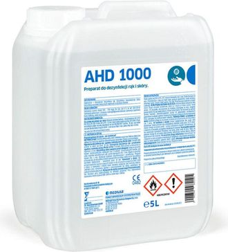 OEM L&iacute;quido Alcoh&oacute;lico Ahd 1000 Para Desinfecci&oacute;n Higi&eacute;nica Y Quir&uacute;rgica De Manos Y Piel 5l