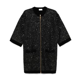 Elisabetta Franchi Dames, Jurken, Zwart, Maat: XS Wol