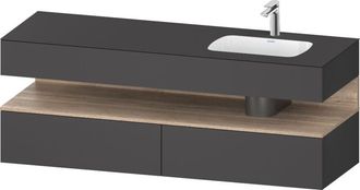 Duravit Qatego Lavabo Encastrado Con Base De Lavabo Consola, - Duravit