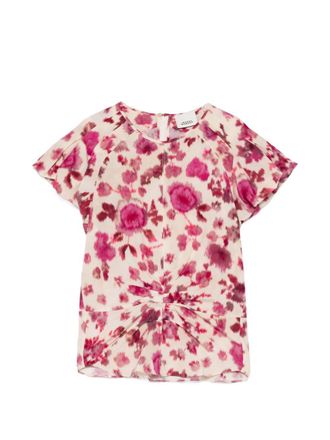 Isabel Marant Isabel Marant Tullya Printed Silk Top