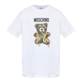 Moschino Camiseta con logo estampado - Tops - Hombre - Blanco - 2XL