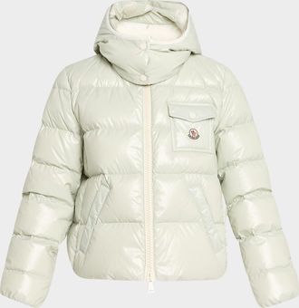 Moncler Andro Hooded Short Down Jacket