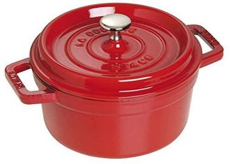 Staub La Cocotte 20cm Round, Cherry, Cast Iron