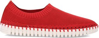 Eric Michael Womens Lucy Mesh Slip On In Red