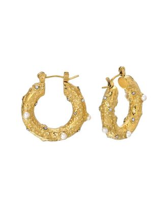 Eyecandy LA Eye Candy La Bella Loop Hoop Earrings