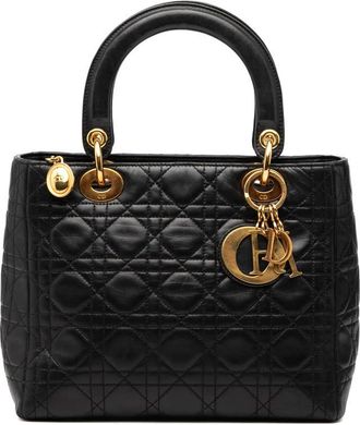 Dior Pre-owned Dior Medium Lambskin Cannage Lady Ladies WUW1IHZ5X3A7CM9K