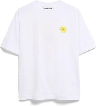 Armedangels Tarjaa Graphic T-Shirt f&uuml;r Damen | wei&szlig;