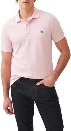 Rodd & Gunn Gunn Piqu&eacute; Sports Fit Cotton Polo in Rose Water at Nordstrom Rack, Size X-Large