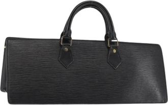 Louis Vuitton Pre-owned Handbags, female, Black, Size: ONE SIZE Pre-owned Leather Handbag