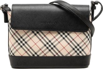 Burberry Pre-owned Burberry Nova Check Canvas Crossbody Ladies 1K2LL34Q8FKOOR56