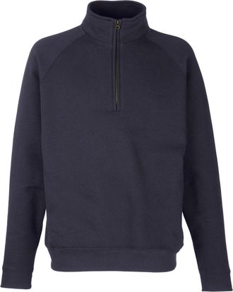 Fruit Of The Loom Fruit of the Loom Volwassenen Unisex klassiek sweatshirt met ritssluiting (Deep Navy)