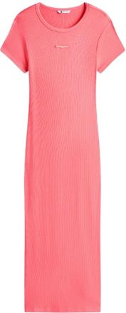 Tommy Jeans Jurk - Dames - Casual kleedjes - Roze - S - Kleedjes