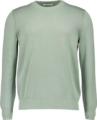 Gran Sasso Truien Groen 23107/18136 - Heren - Ronde hals truien - Groen - 2XL - Truien & Vesten