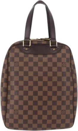 Louis Vuitton Pre-owned Vintage Handbag - Dames - Vintage Handtas - Bruin - ONE Size - Leer - Vintage