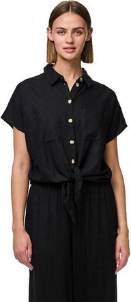 Pieces Female Short-Sleeved Shirt PCPIA, Black, M