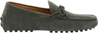 Tod's Olive Solid Gommino Loafers