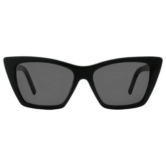 Saint Laurent Grey Cat Eye Ladies Sunglasses SL 276 MICA 032 55