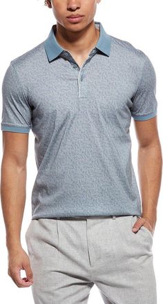 Raffi Brushed Dot Polo Shirt