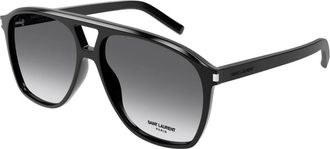 Saint Laurent unisex, Accessoires, Zwart, Maat: 58 MM Nylon