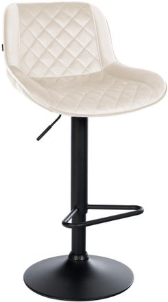 Clp Clp - Taburete De Bar Kasson Crema Terciopelo