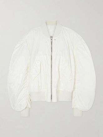 Rick Owens Bomber In Shell - Bianco sporco
