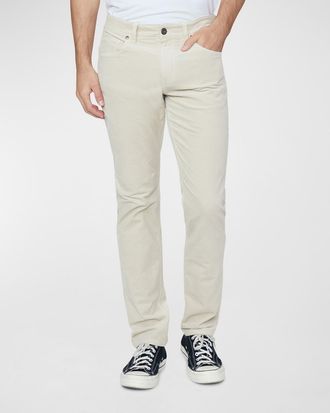 Paige Mens Lennox Slim Micro-Corduroy Pants
