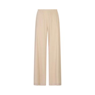 Max Mara Wide Trousers, female, Brown, Size: 2XS Destino Wide Trousers