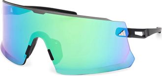 adidas Sport Zonnebril Sp 0100 Dunam - Heren - Zonnebrillen - Zwart - 48 MM - Accessoires