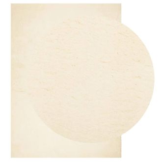 Berkfield Home Rug HUARTE Short Pile Soft & Washable Cream 240x340 cm | Size: Medium