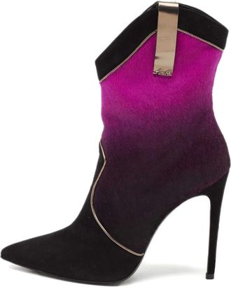 Loriblu Stivali cowboy in cavallino 120mm - Viola