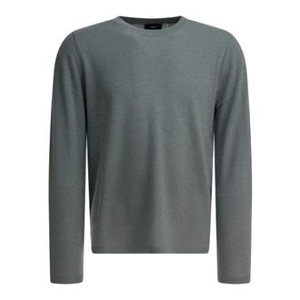 Vince Cashmere Knitwear, male, Gray, XL, Cashmere-Silk Crew Neck Jumper
