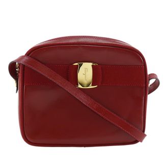Ferragamo Pre-owned Ferragamo Leather Vara Bow Crossbody Ladies RUQMPDDEZXMOGAA0