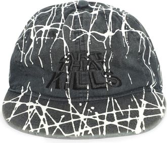 Gallery Dept. ATK Paint Stripe cotton-twill cap - men - Cotton - One Size - Black