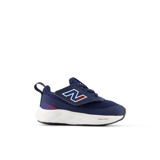 New Balance Ni&ntilde;os Fresh Foam 625 New-B Hook & Loop en Azul/Rojo, Malla, Talla 21.5