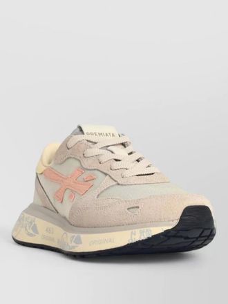 Premiata lauryn 8184 leather sneakers contrast sole