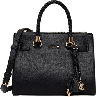 Liu Jo Tassen, Dames, Zwart, ONE Size, Leer, Crossbody Satchel